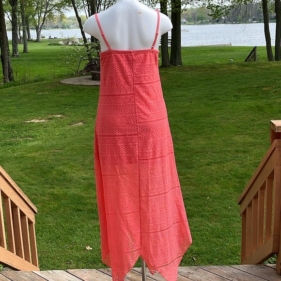 No Boundaries spaghetti strap lace maxi L (11-13) - Picture 4 of 11